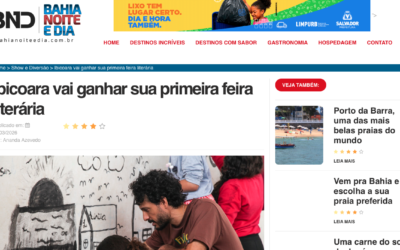 Bahia Noite e Dia: Ibicoara vai ganhar sua primeira feira literária