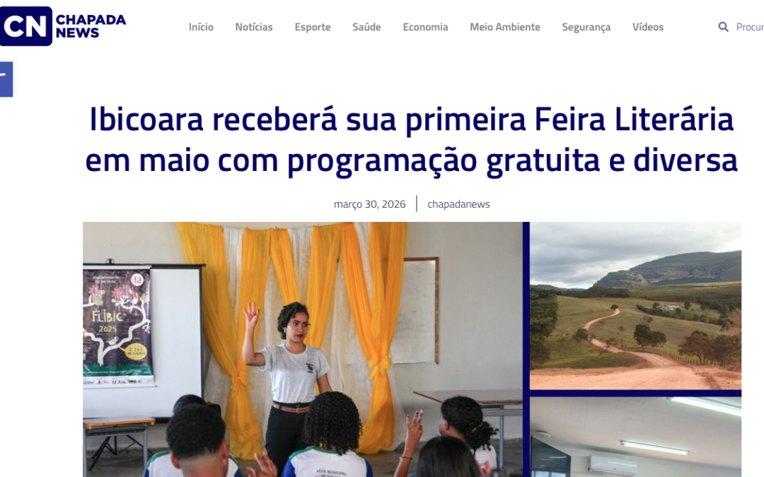 FLIBIC no Chapada News