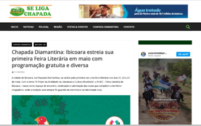 Se liga, Chapada! A 1a FLIBIC vem aí